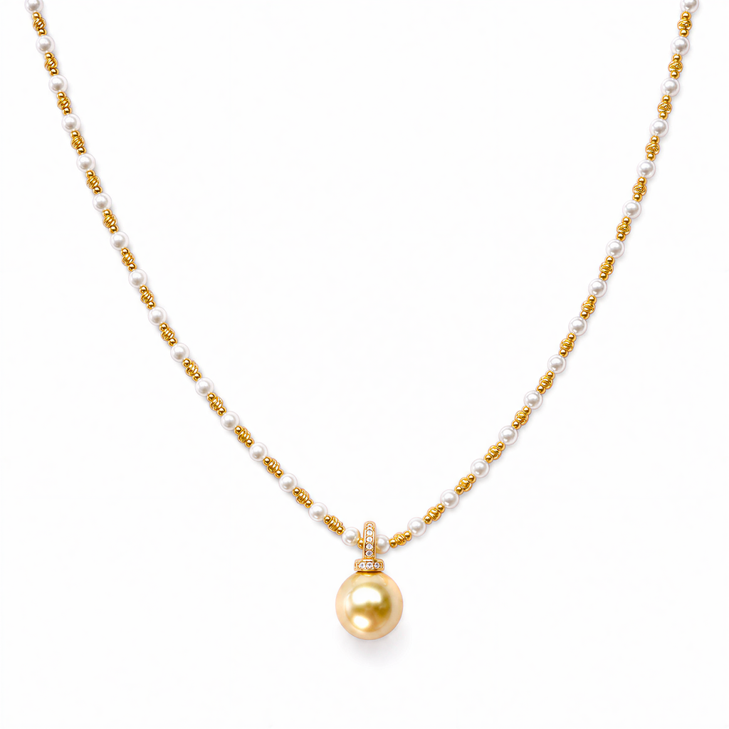 6.5-7.0mm Japanese Akoya White Pearl Necklace - AAA Quality（副本）