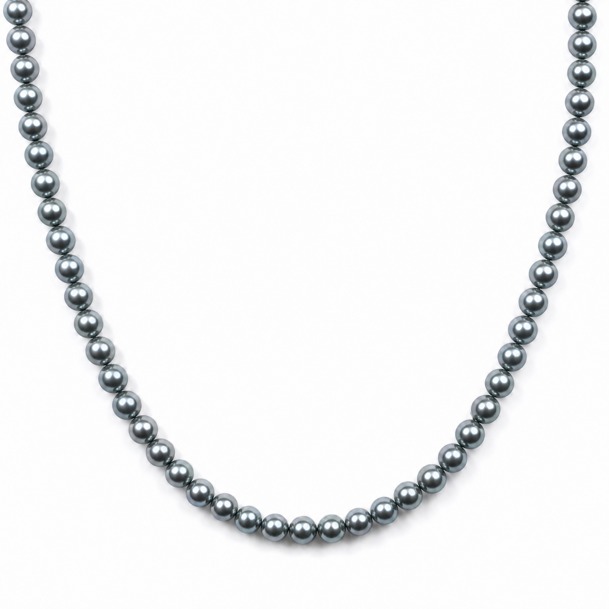 7.0-7.5mm White Freshwater Pearl Necklace - AAAA Quality