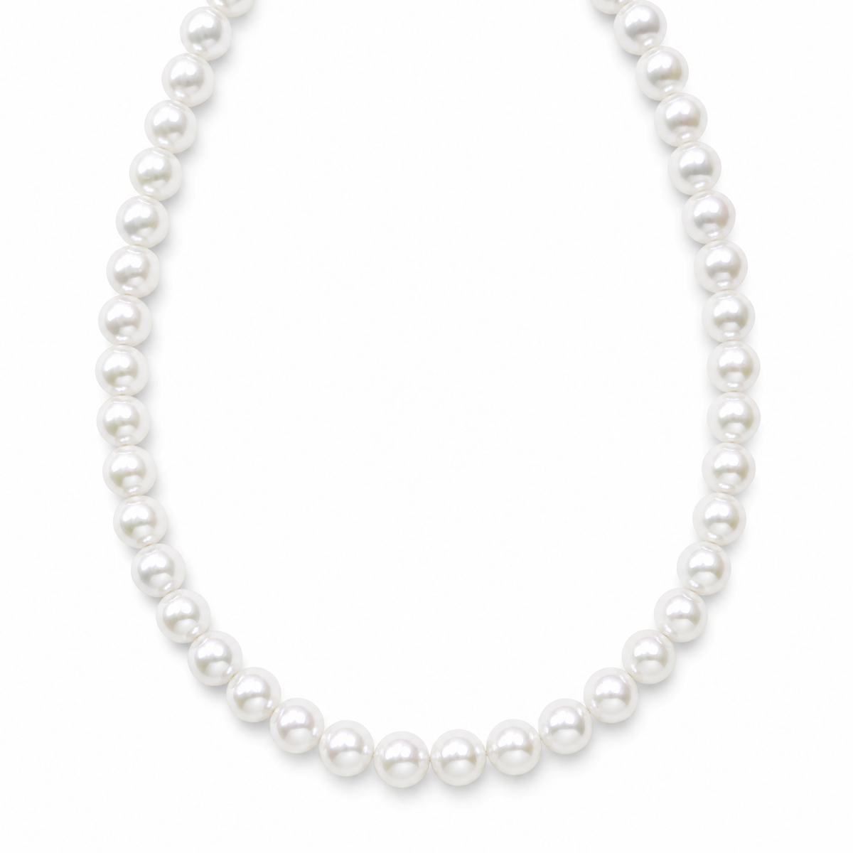 6.5-7.0mm Japanese Akoya White Pearl Necklace - AAA Quality